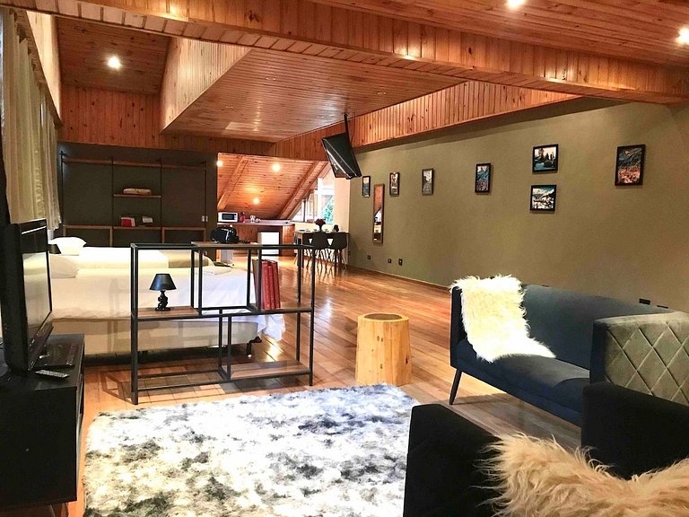 Loft com café da manhã incluso