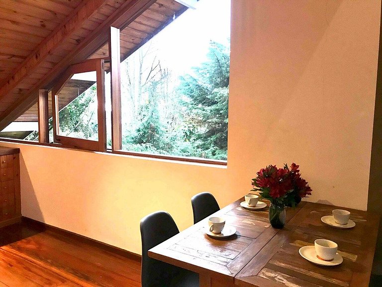 Loft com café da manhã incluso