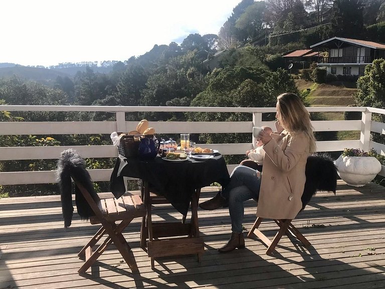 Loft com café da manhã incluso