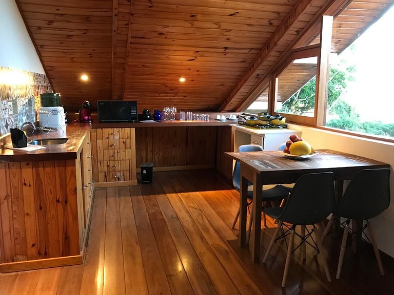 Loft com café da manhã incluso