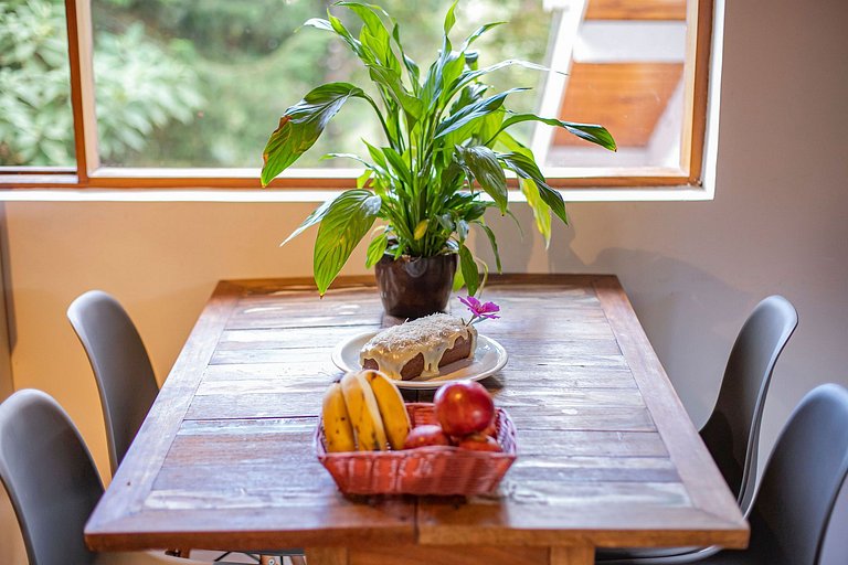 Loft com café da manhã incluso