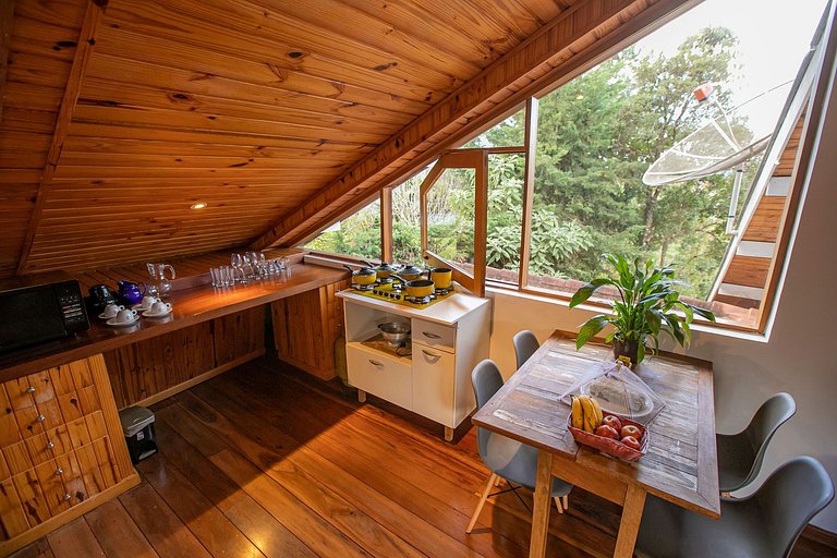 Loft com café da manhã incluso