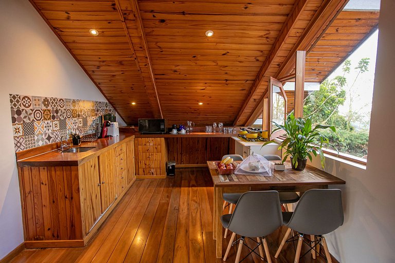 Loft com café da manhã incluso