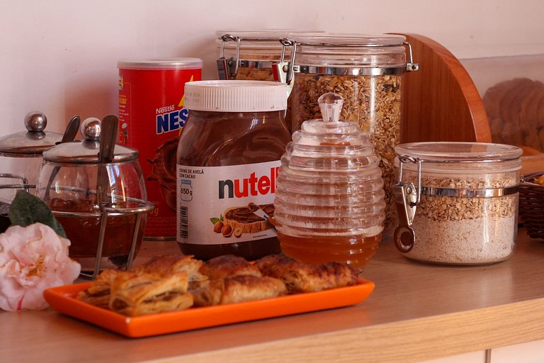 Loft com café da manhã incluso