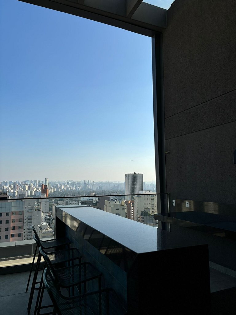 Studio na avenida 9 de julho
