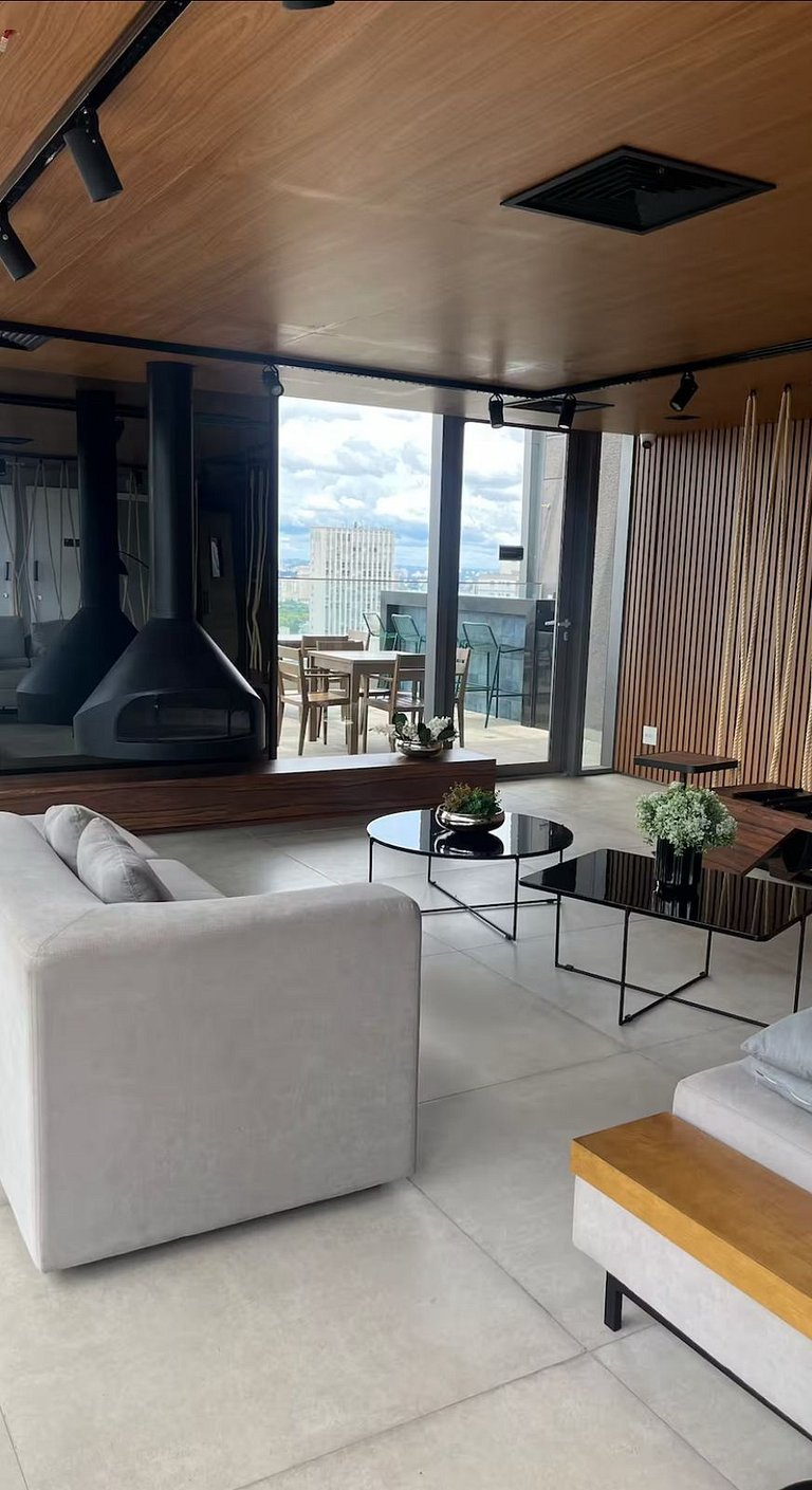 Studio na avenida 9 de julho