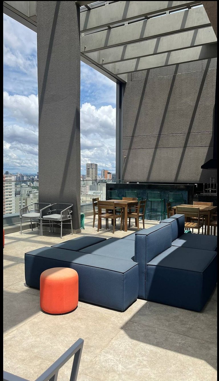 Studio na avenida 9 de julho