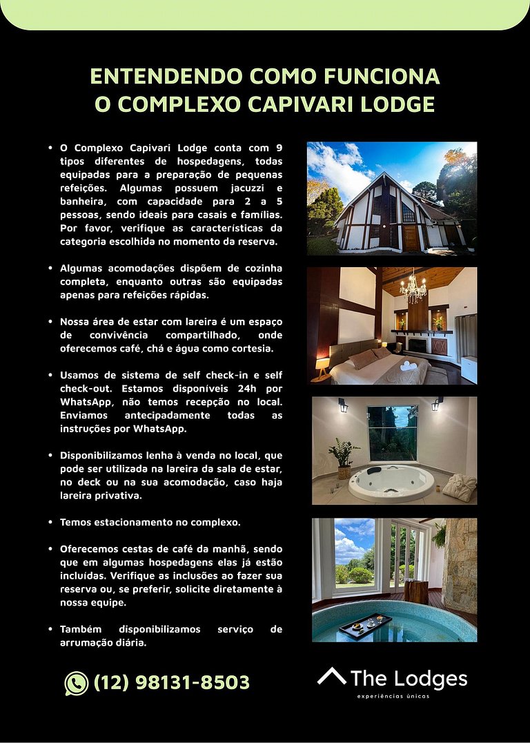 Hut Capivari Lodge com café da manhã incluso