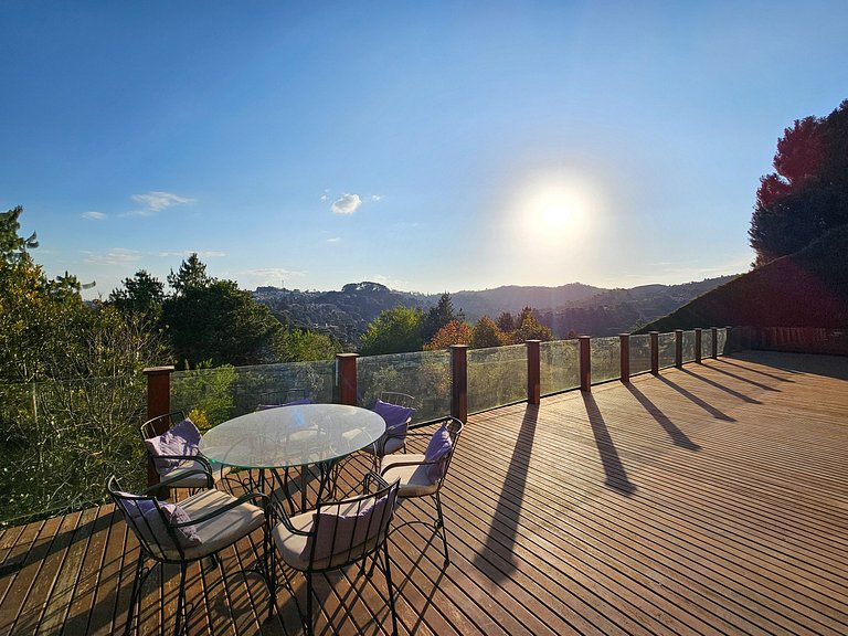 Casa Castelo Alpino com piscina e Sauna