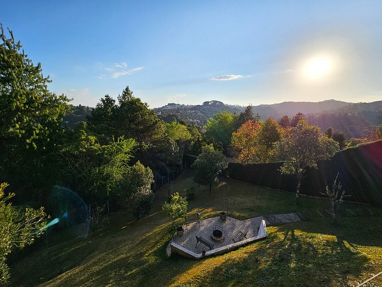 Casa Castelo Alpino com piscina e Sauna