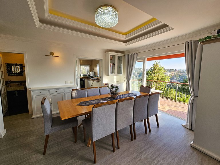 Casa Castelo Alpino com piscina e Sauna