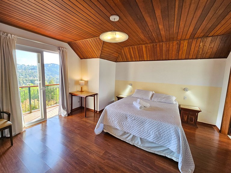 Casa Castelo Alpino com piscina e Sauna