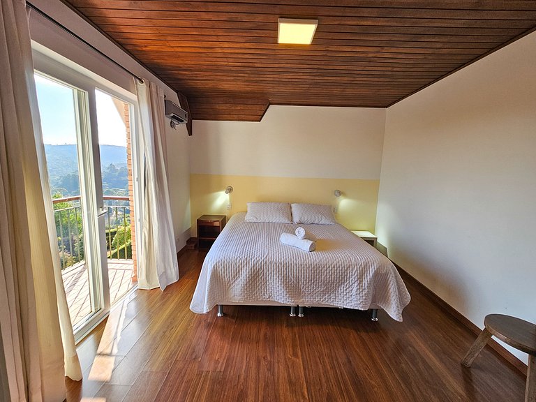 Casa Castelo Alpino com piscina e Sauna