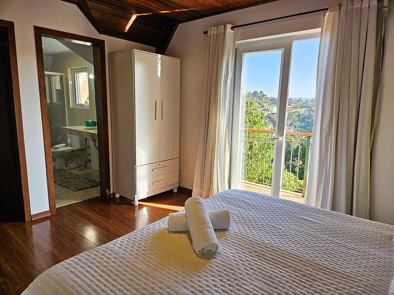 Casa Castelo Alpino com piscina e Sauna