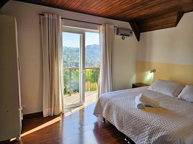 Casa Castelo Alpino com piscina e Sauna