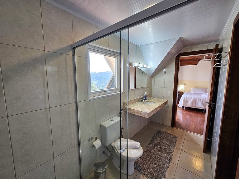 Casa Castelo Alpino com piscina e Sauna