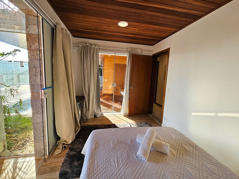 Casa Castelo Alpino com piscina e Sauna